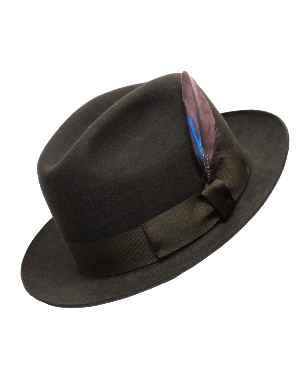 Trilby Deluxe Brown Choc Fedora Hat
