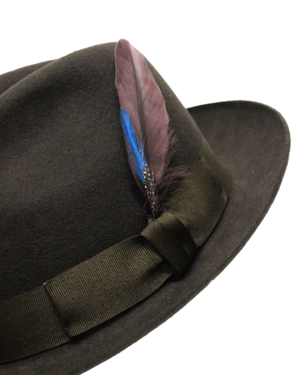 Trilby Deluxe Brown Choc Fedora Hat