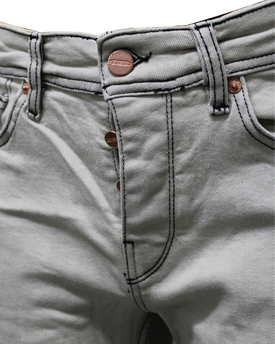 GABBIA On Denim Off White Slim Fit Jeans