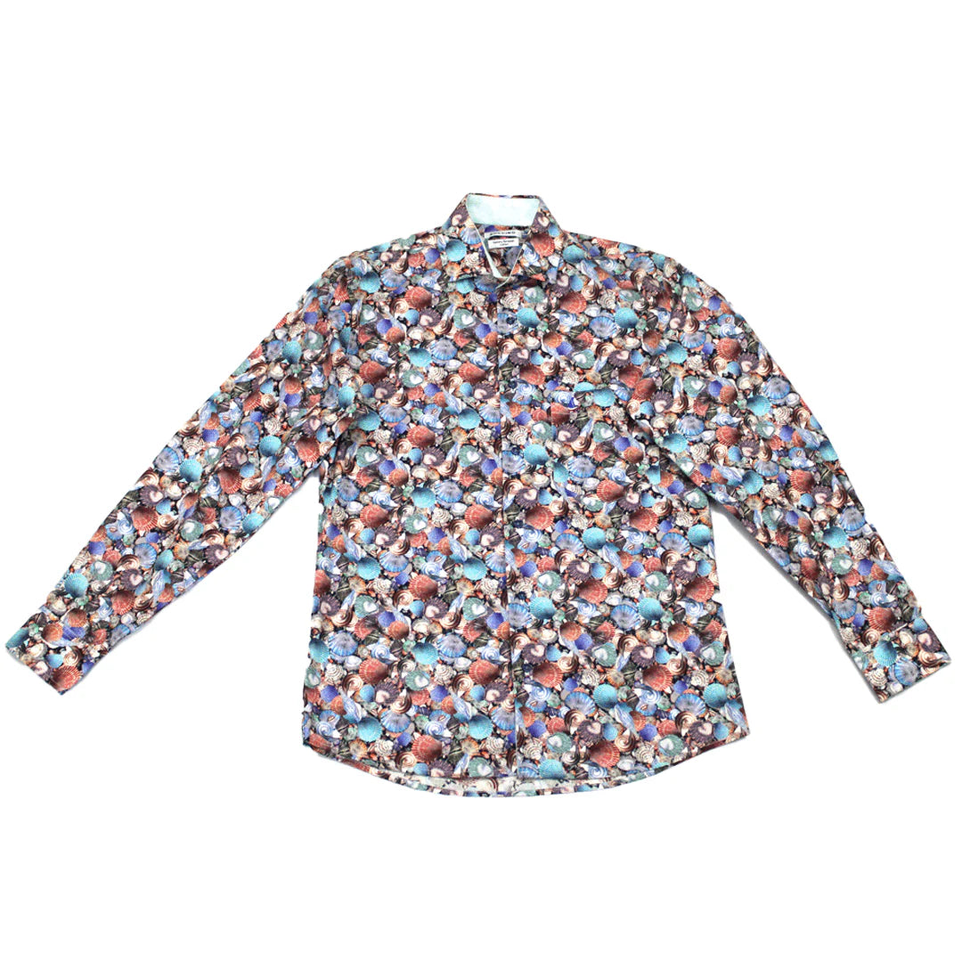 Zuccino Italy LS Seashell Tailored Lt.Blue Shirt