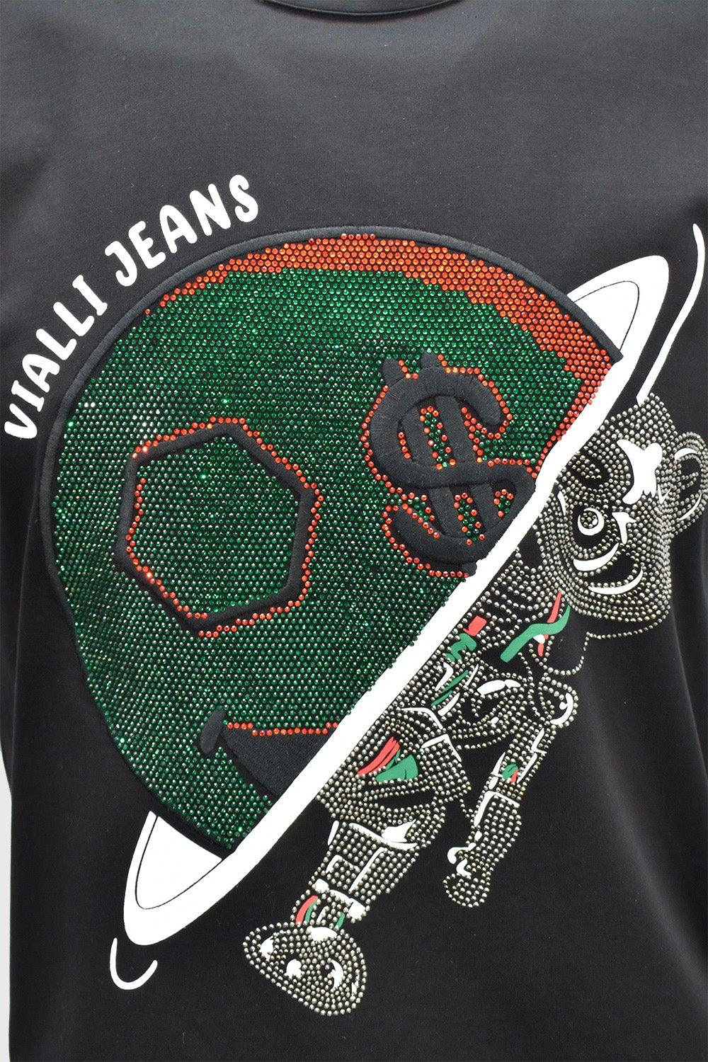 Vialli Apace T-Shirt (Black) - BOSSINI SA