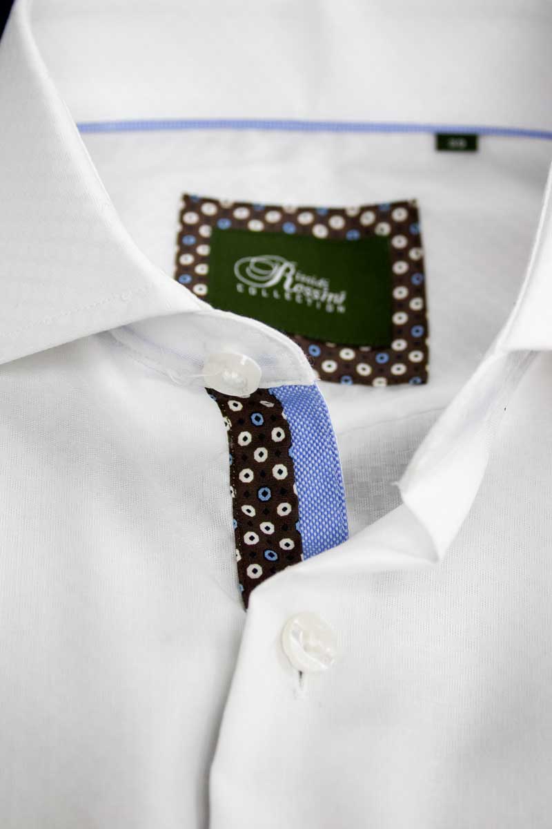 Rossini White Double Cuff Shirt - BOSSINI SA