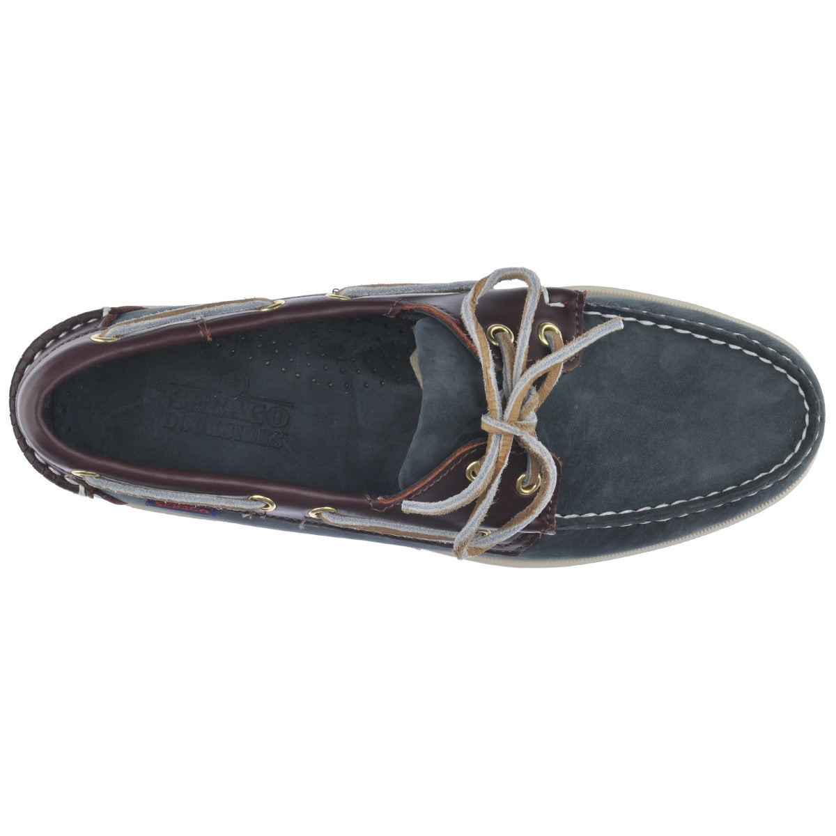 PORTLAND SPINNAKER NBK FGL BLUE NAVY BROWN - BOSSINI SA