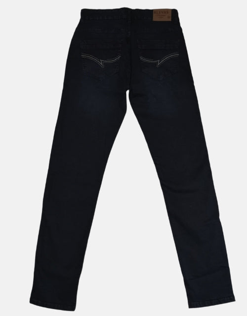 Klevas Dory Mens Blue Black Jeans