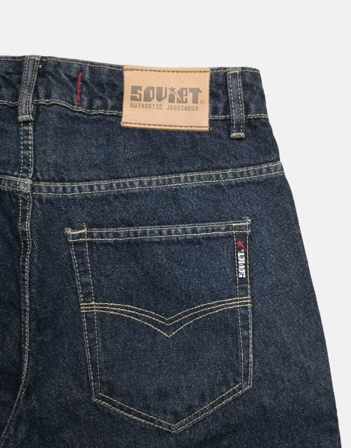 Soviet Blue Black Impact Jeans