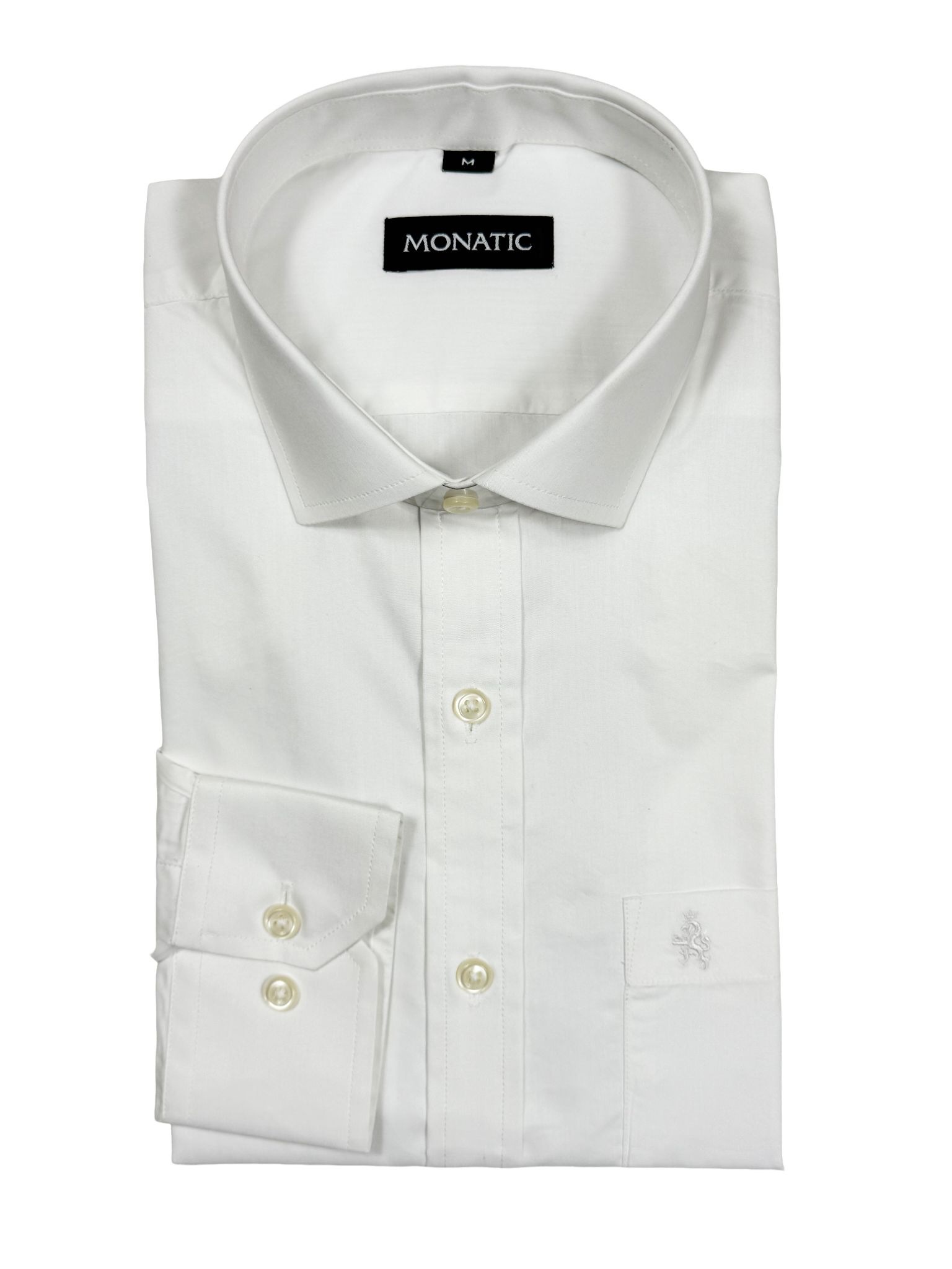 Monatic Leeds White Mens Formal Shirt