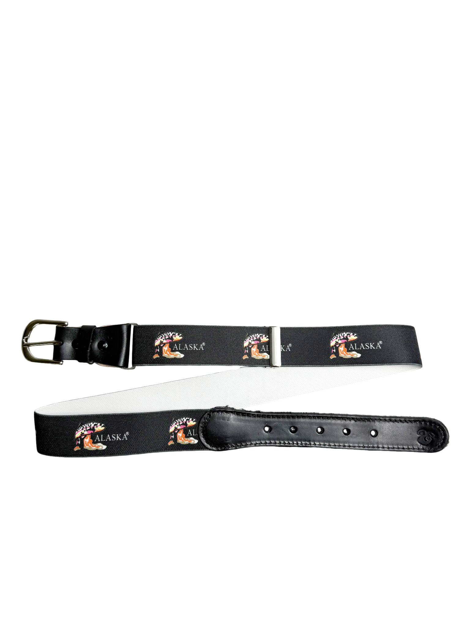 Alaska One Size Fits All Black Stretch Belt