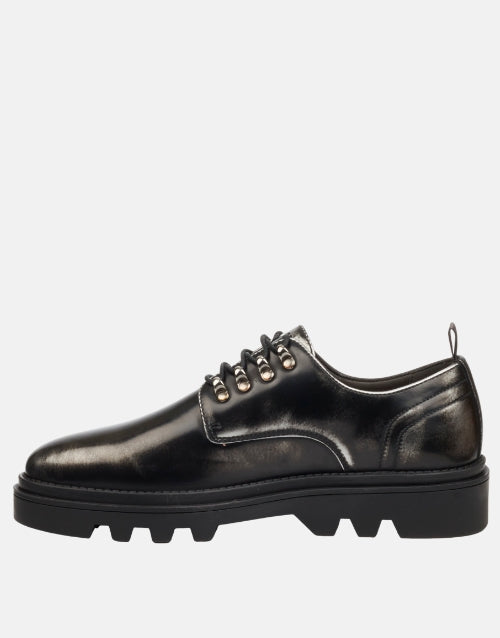 Mazerata Vinchey Grey Wax Shoe