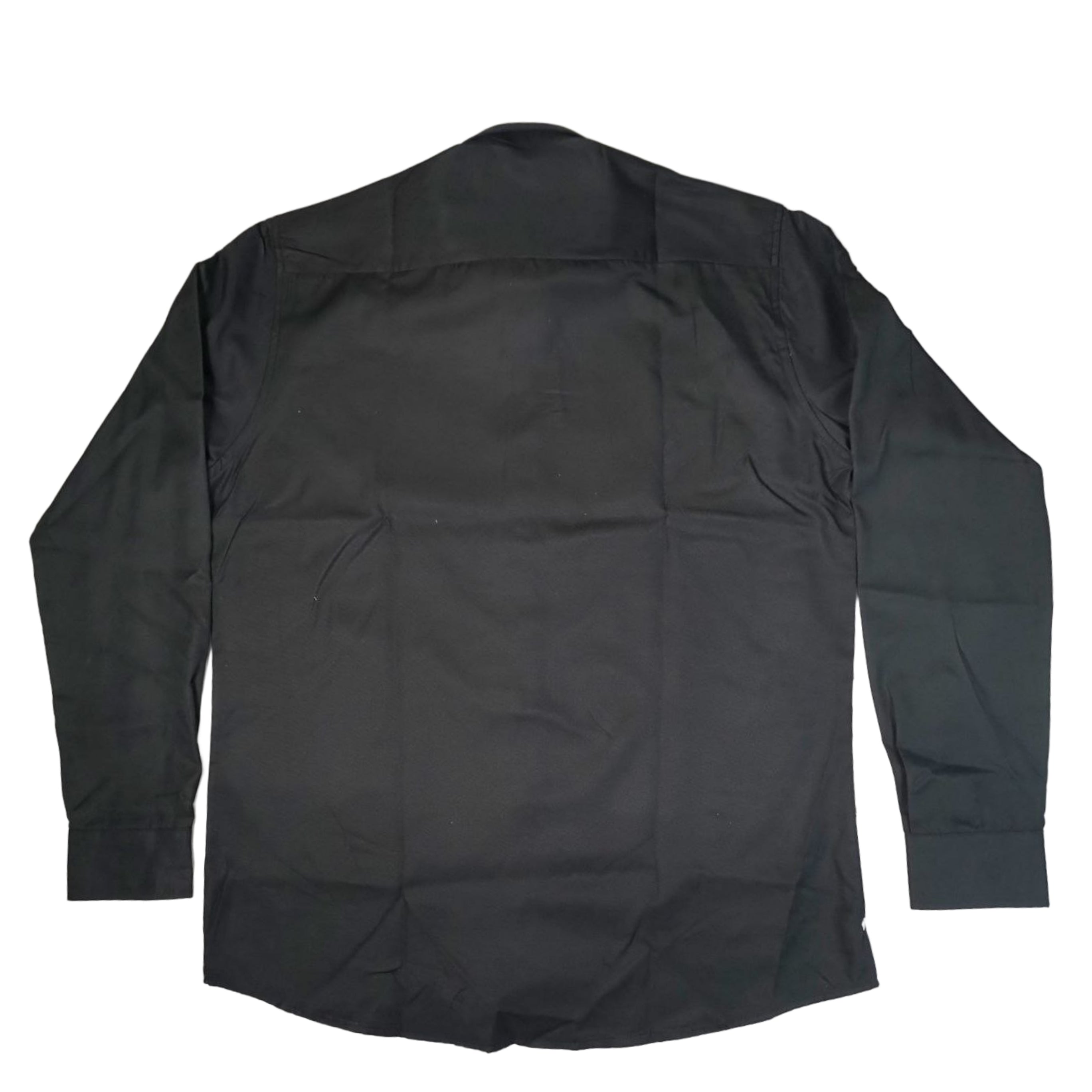 LORENZINI Fine Pattern Black Slim Fit Shirt