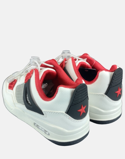 K Star 7  Kids Red Air Jordan Sneaker