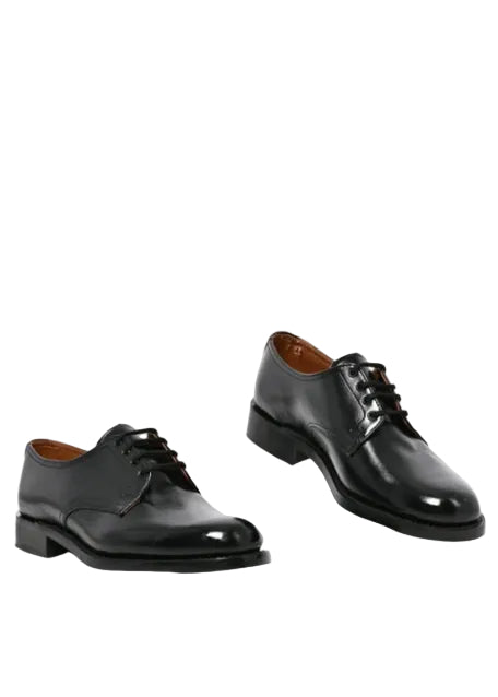 Parabellum Black Leather Shoe