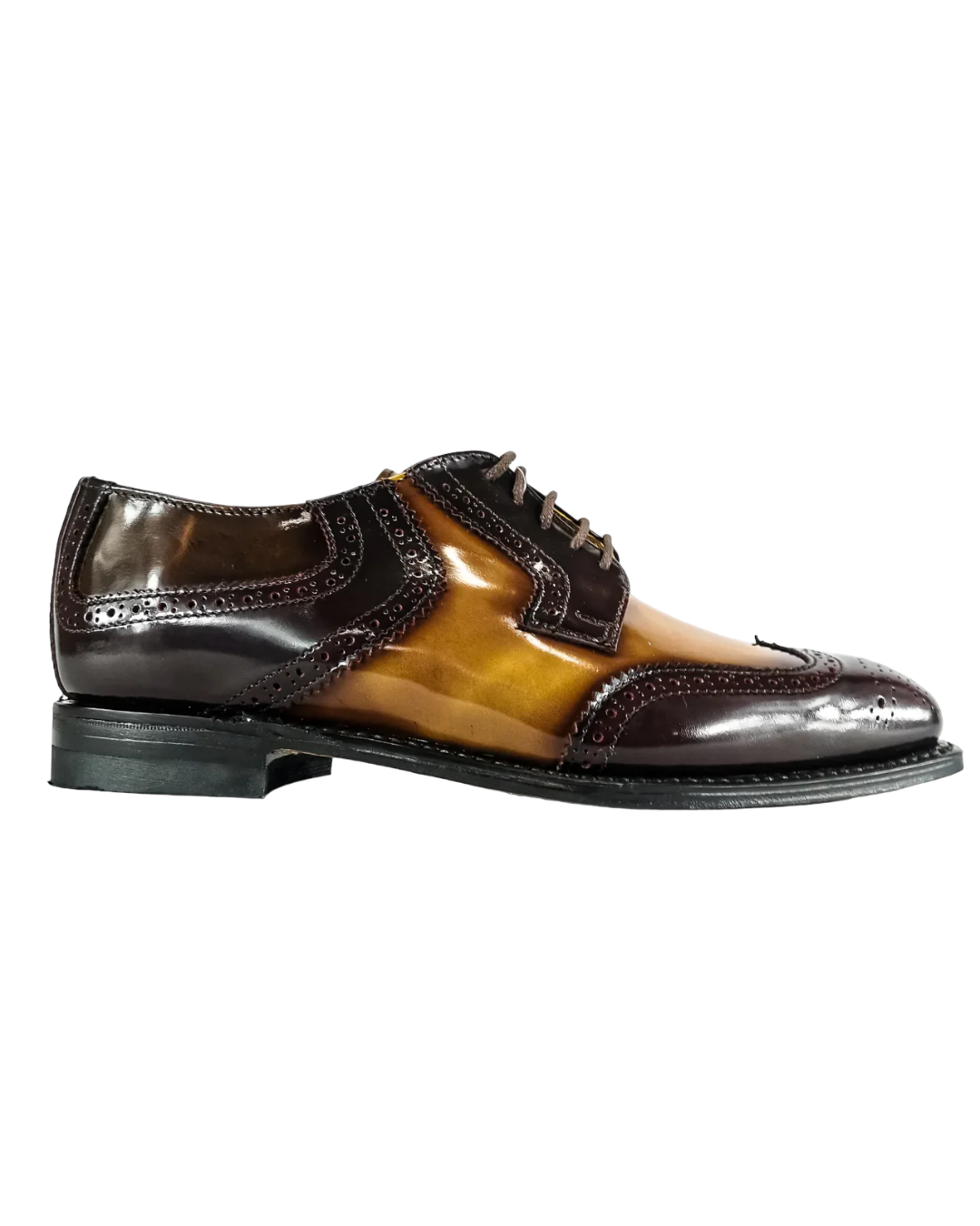 Medicus Leather Royal Burgundy  Tan Walnut Shoe