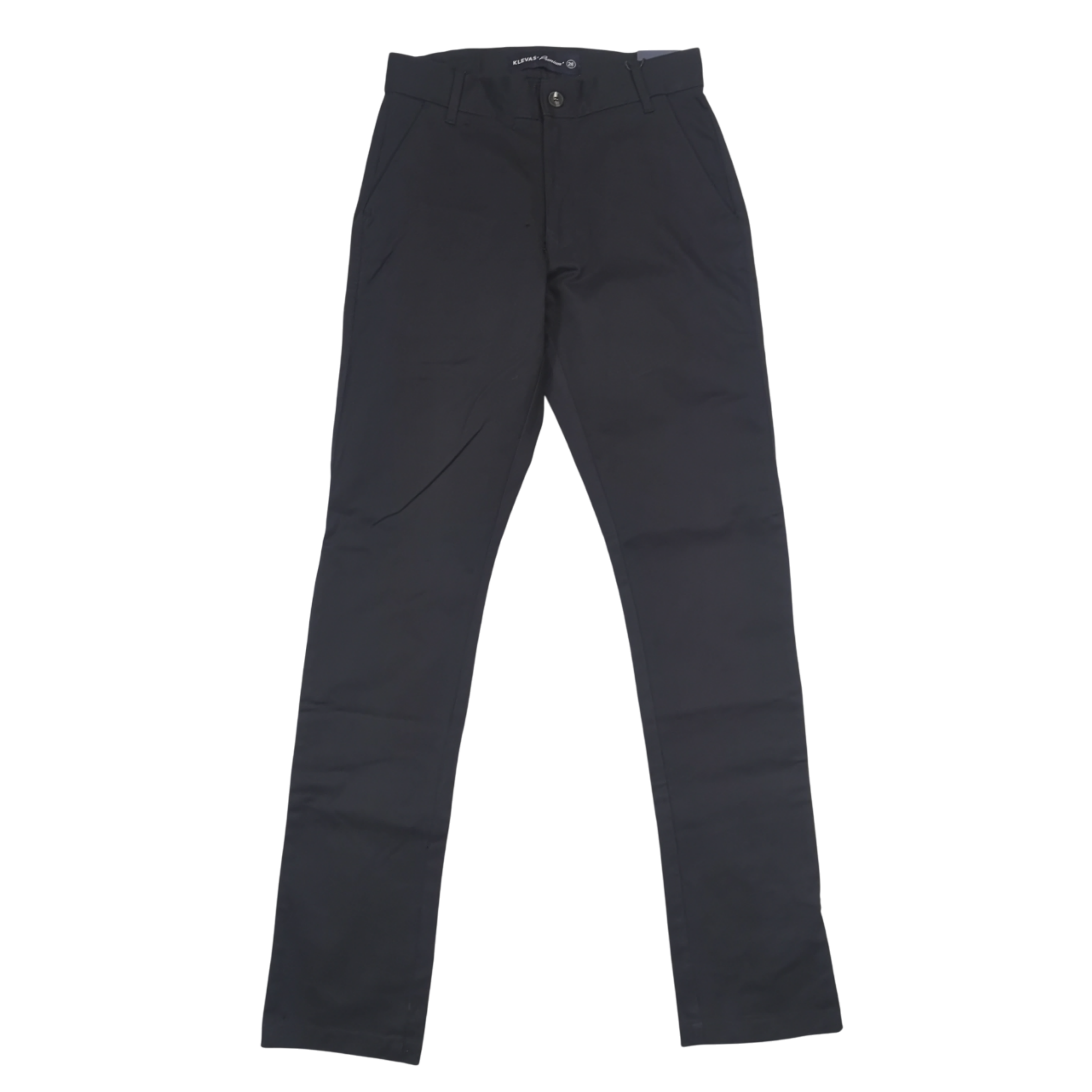 Klevas Velvet Skinny Classic Black Men's Chino