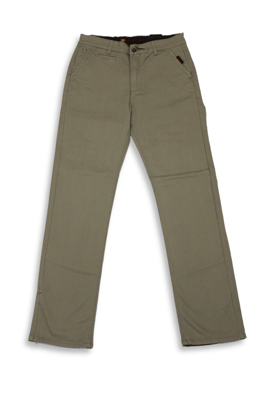 Crockett & Jones Taupe Straight Leg Chino