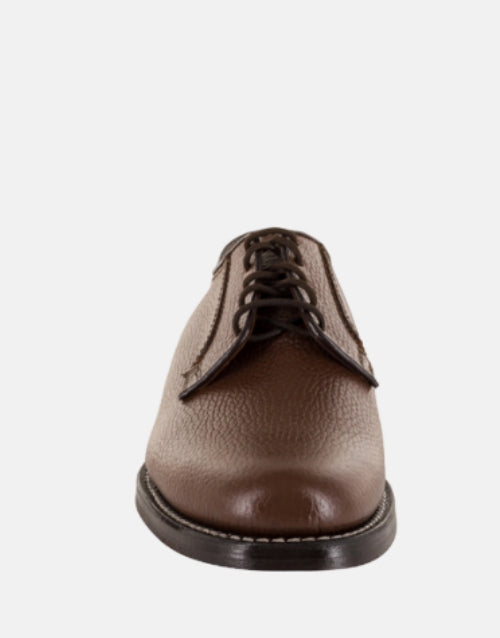 Florsheim Leather Status Brown Plain Toe Derby Shoe