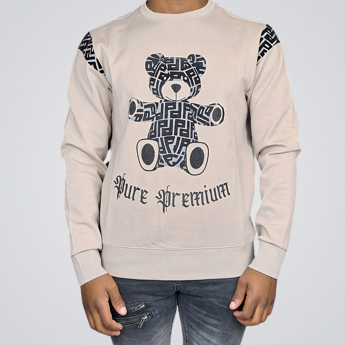 PURE PREMIUM Angela Warm Grey Sweater