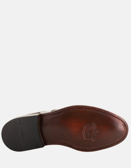 Florsheim Leather Kenmor Wingtip Derby Black & White Status Shoe