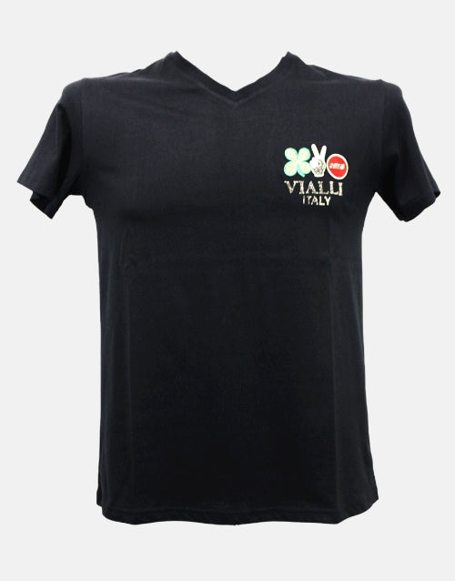 Vialli Clova Black PlayBoy T-shirt