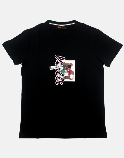 Vialli Ibrat Black T-Shirt