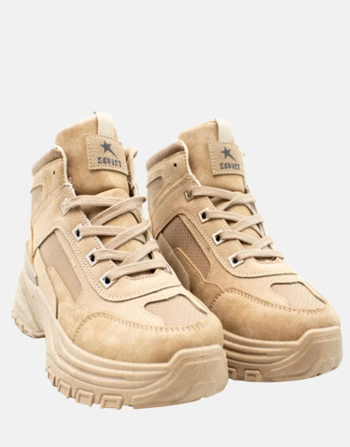 Soviet Mono HI Top  Khaki Boot