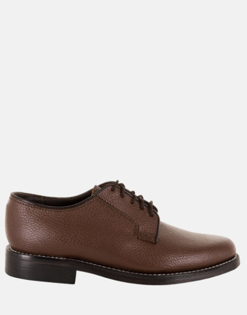 Florsheim Leather Status Brown Plain Toe Derby Shoe
