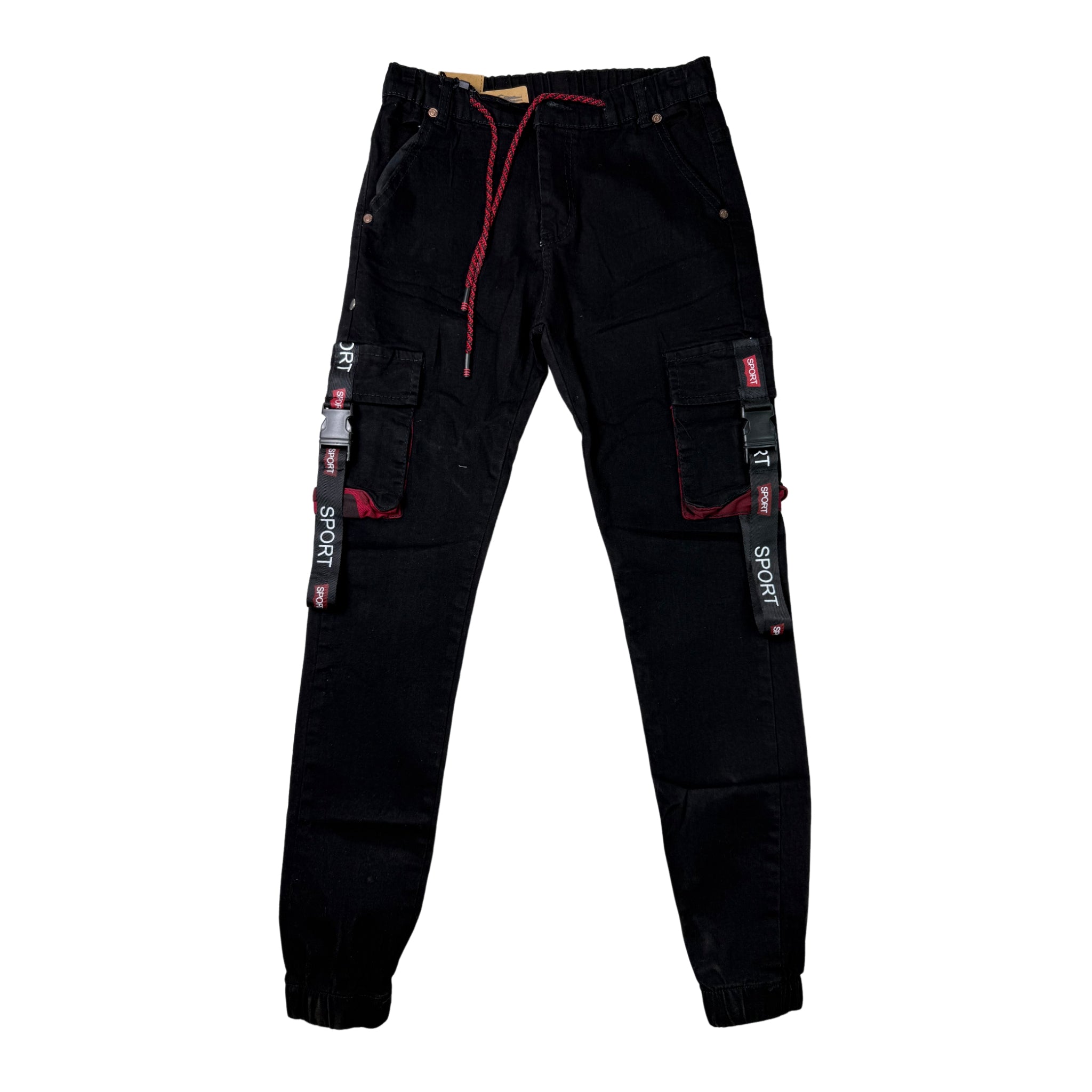 Jiu Classic Boys Black Cargo Jogger