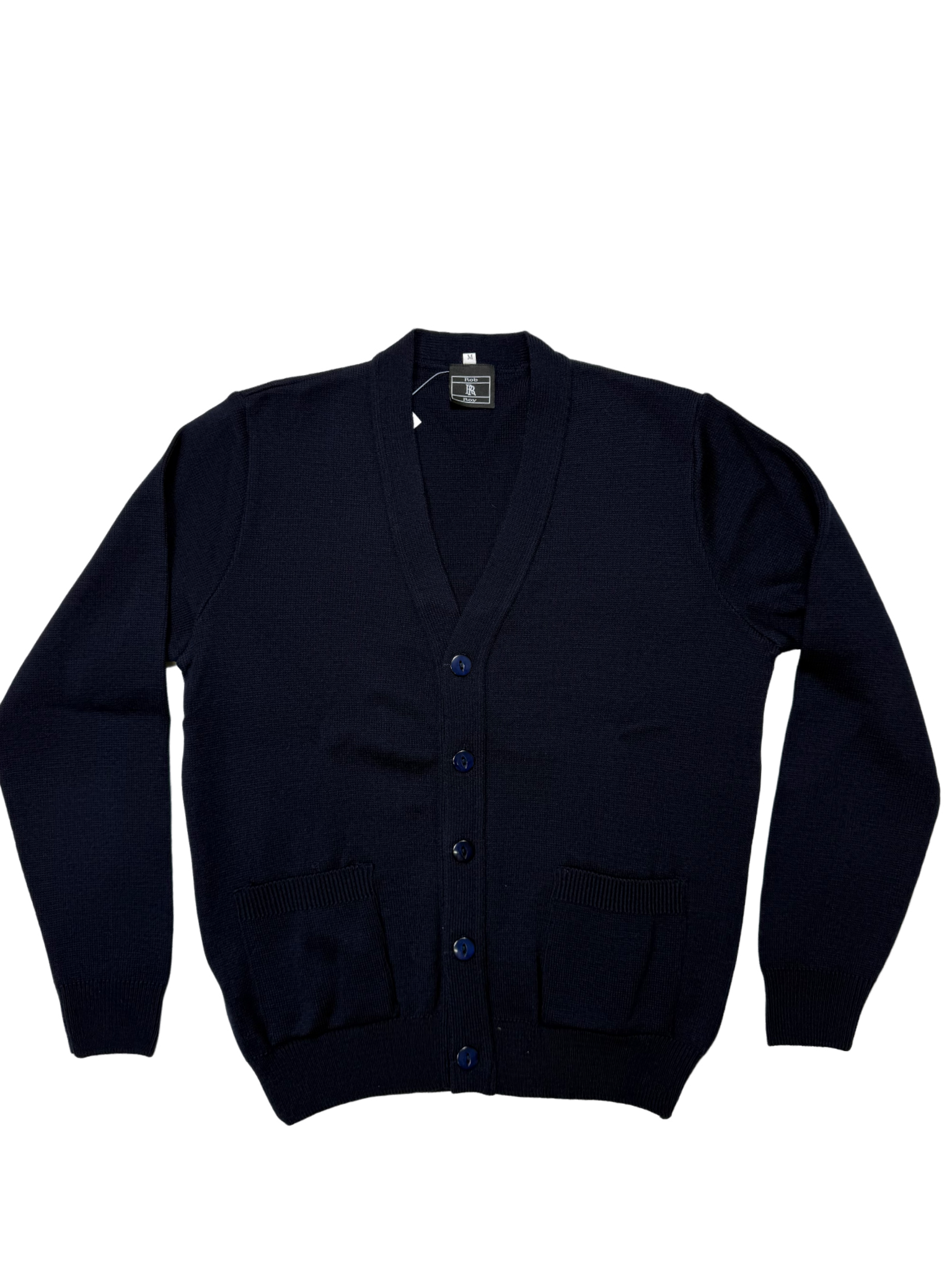 Rob Roy  Navy Plain Cardigan