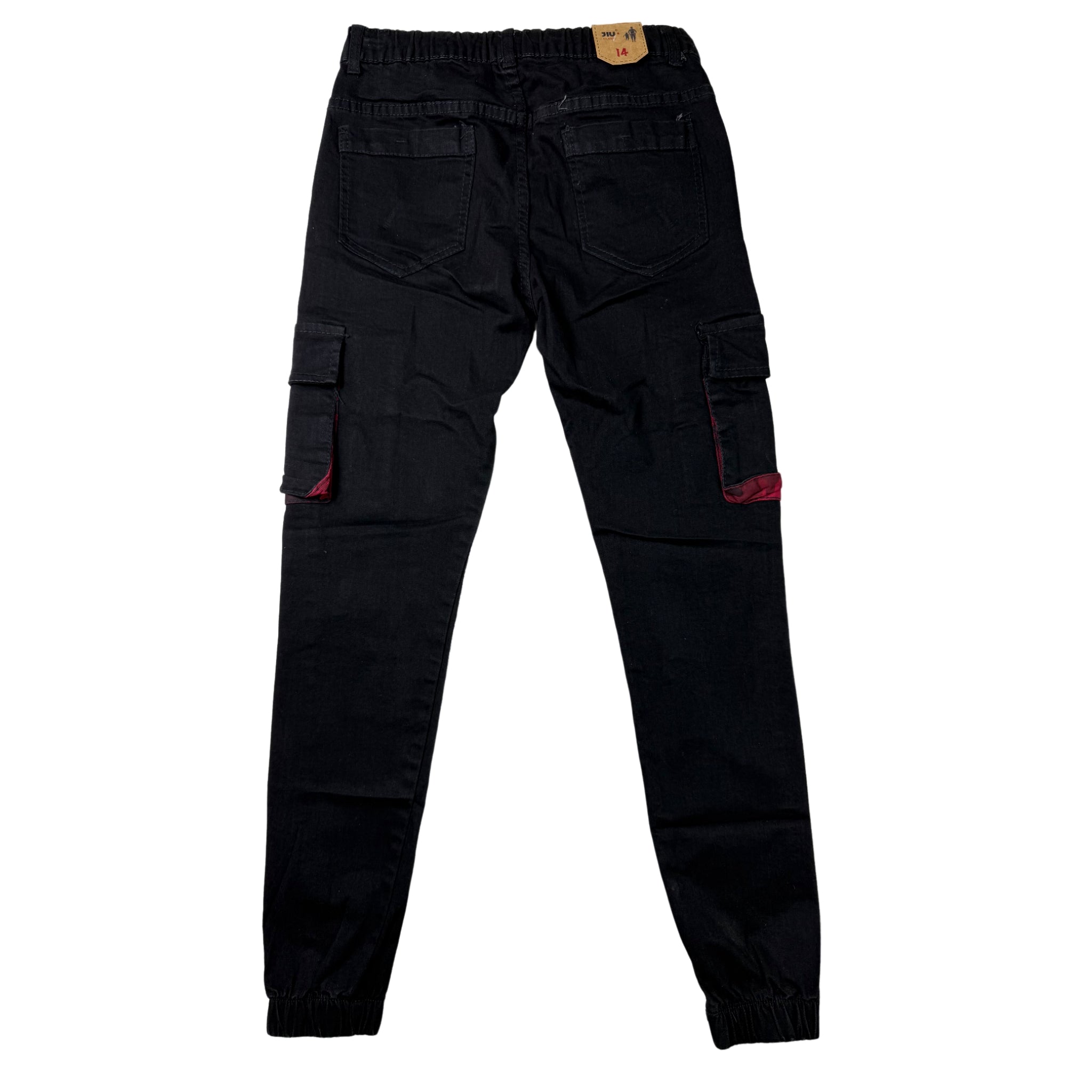 Jiu Classic Boys Black Cargo Jogger