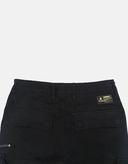 Pure Premium Giovani Black Cargo Pants