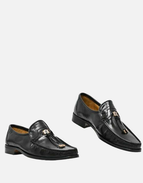 Crockett & Jones Glace Kid Black Moc