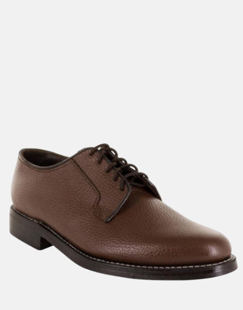 Florsheim Leather Status Brown Plain Toe Derby Shoe