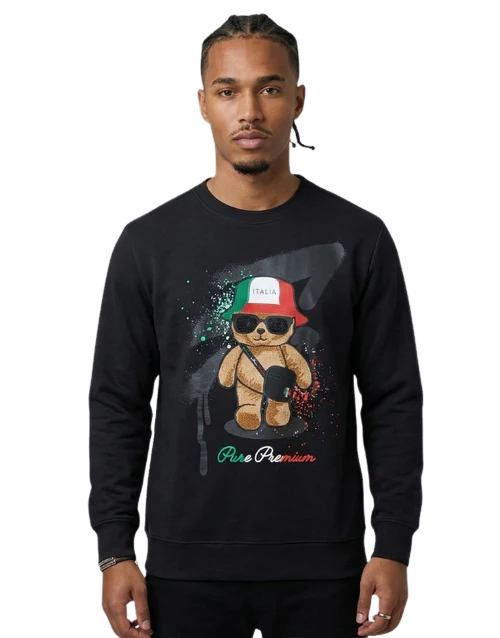 PURE PREMIUM Vento Black Sweater