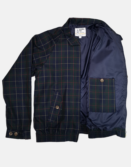 LONDON FOG Viyella Harrington CHECK FOREST JACKET
