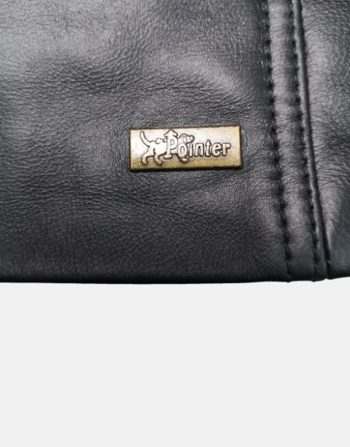 Pointer Original Leather Shirt Jacket Black