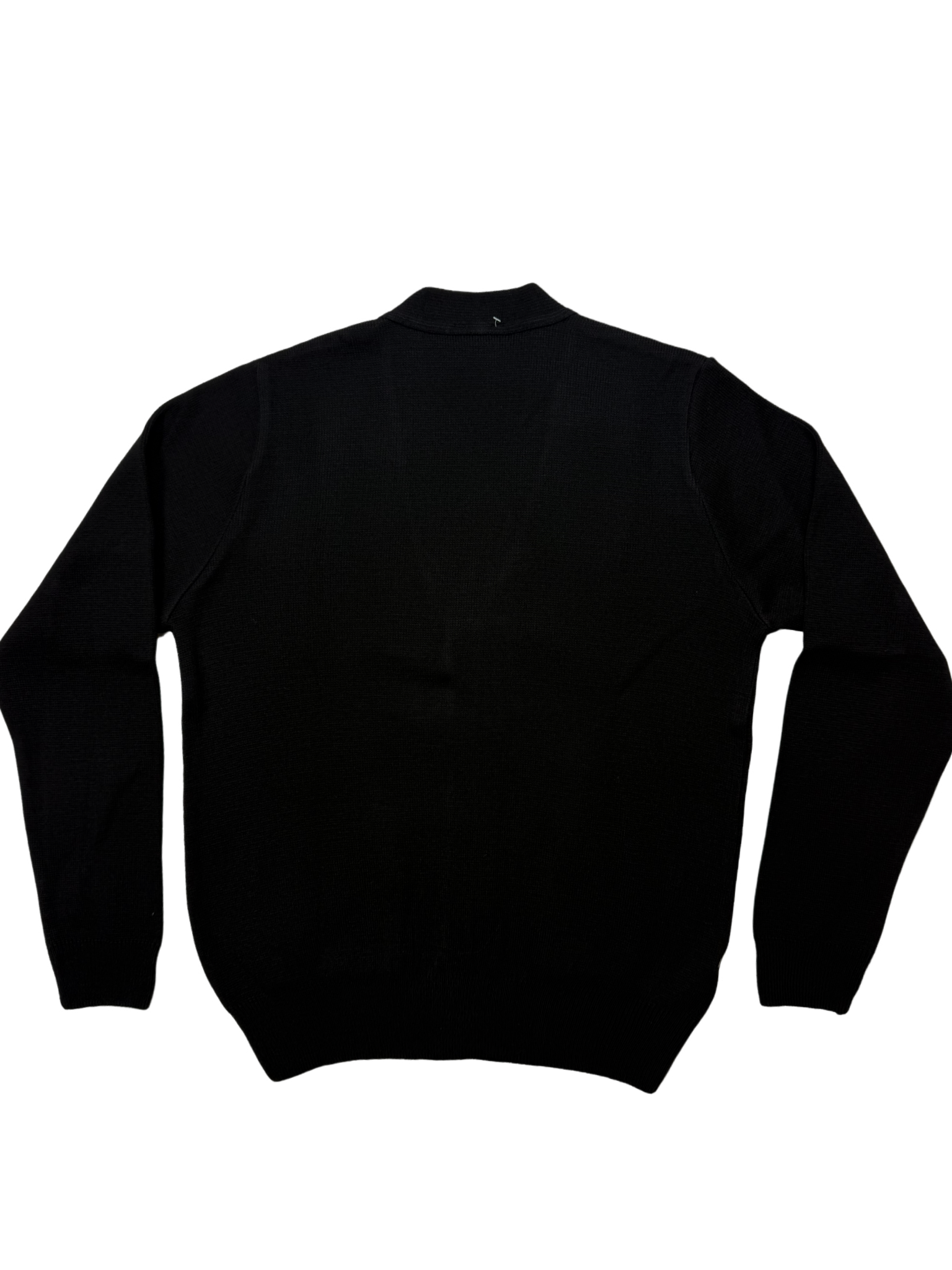 Rob Roy Black Plain Cardigan
