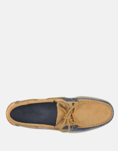 Sebago Docksides Rossisland Navy/Ocra Tan