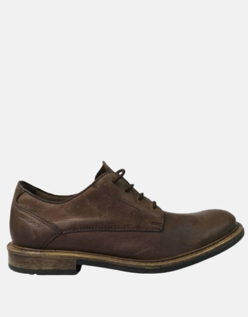 BRONX Leather Jump Choc Brown Diesel Shoe