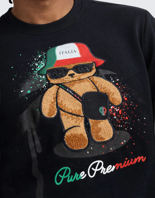PURE PREMIUM Vento Black Sweater