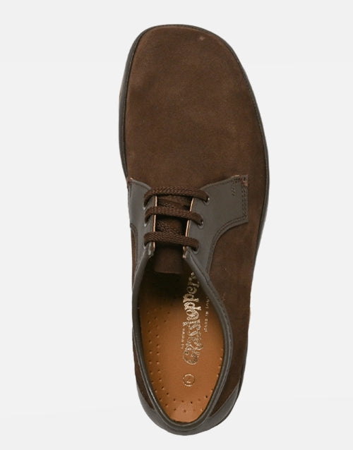 Grasshoppers Sierra Suede Dark Brown