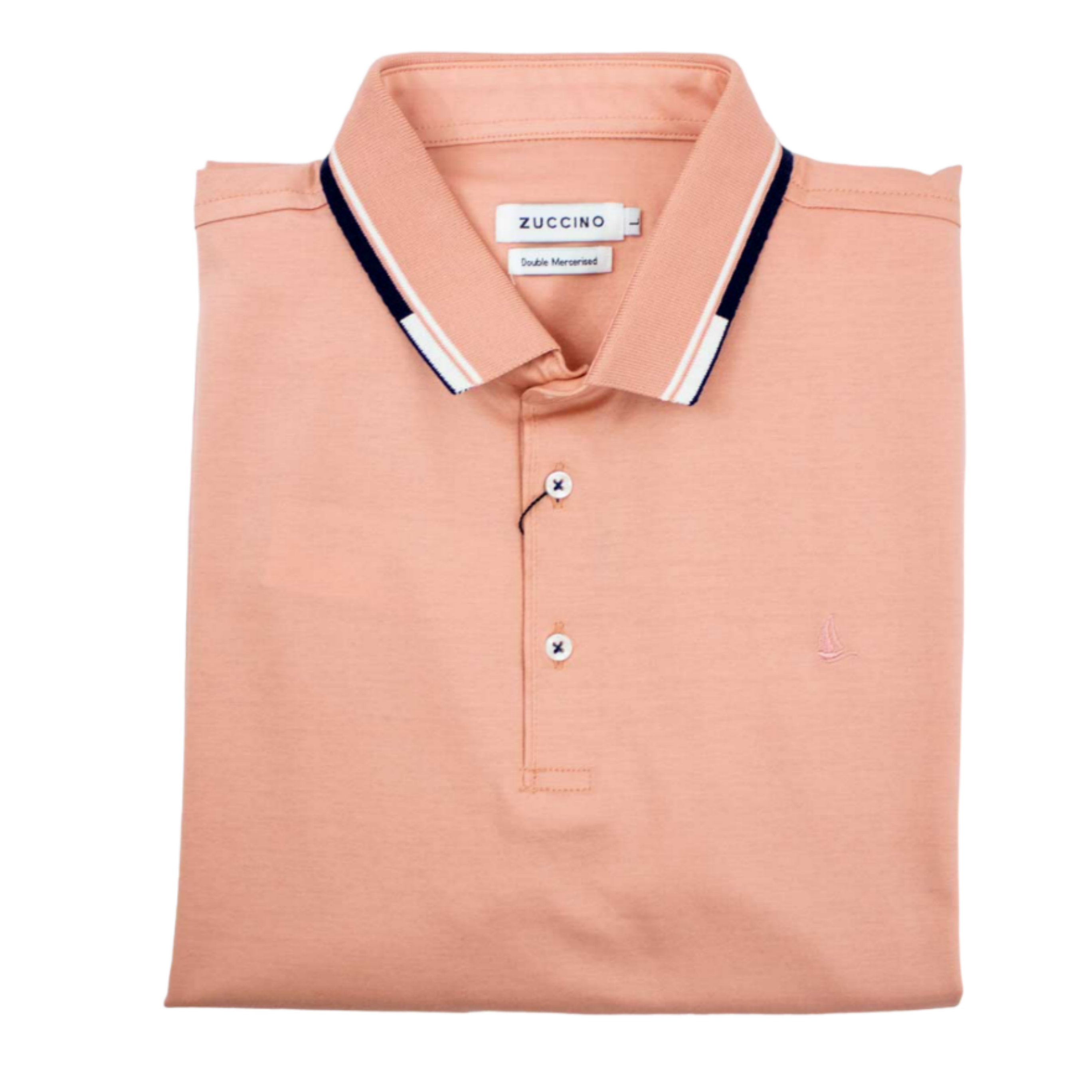 Zuccino Italy Melon Double Mecerized Golfer