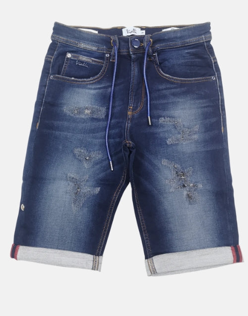 Vialli Falopinhsio Blue Denim Shorts