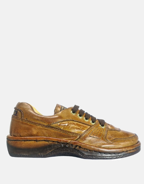 Omega Leather Terracotta Tan Shoe