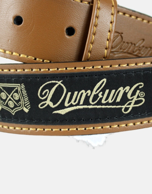 DURBURG Logo Tan Brown Belt