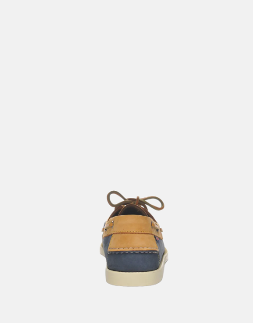 Sebago Docksides Rossisland Navy/Ocra Tan