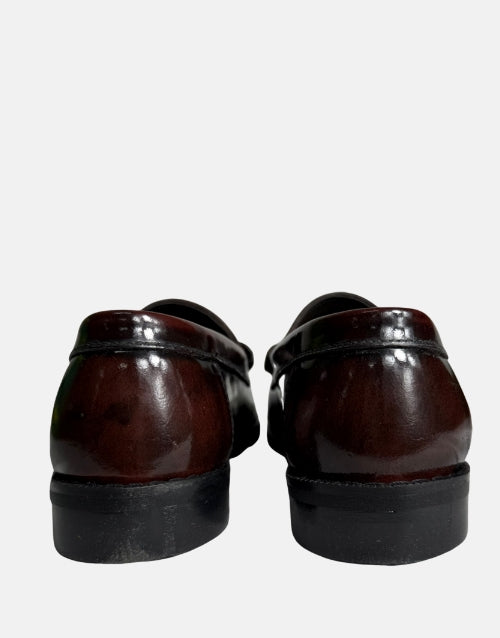 Dakotas Burgundy Hi Shine Moccasin