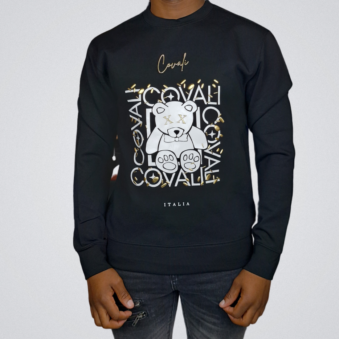 COVALI Siena Black Sweater