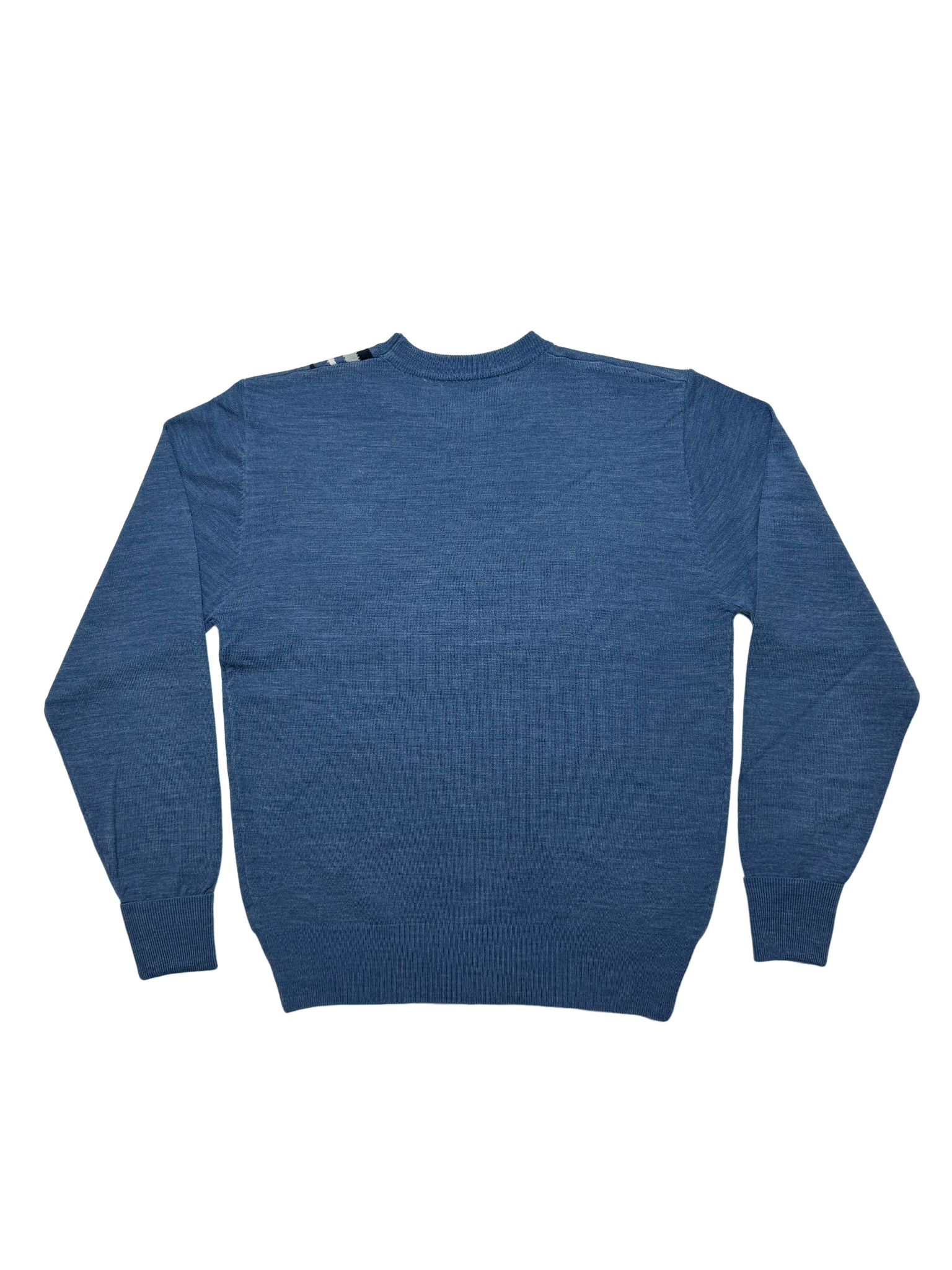 NEW GENTS Blue Crew Neck Knitwear