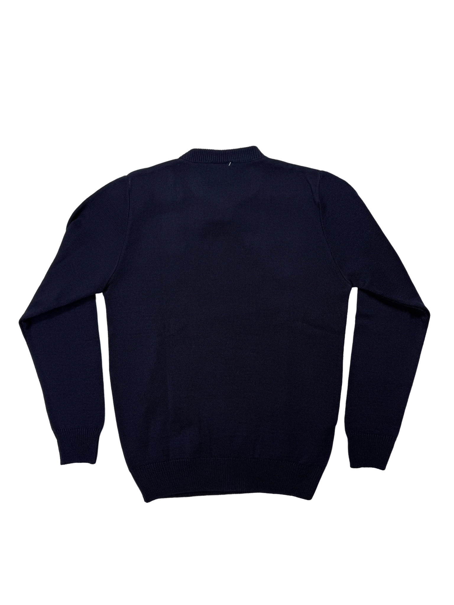 Rob Roy Navy Block Crew Neck Knitwear