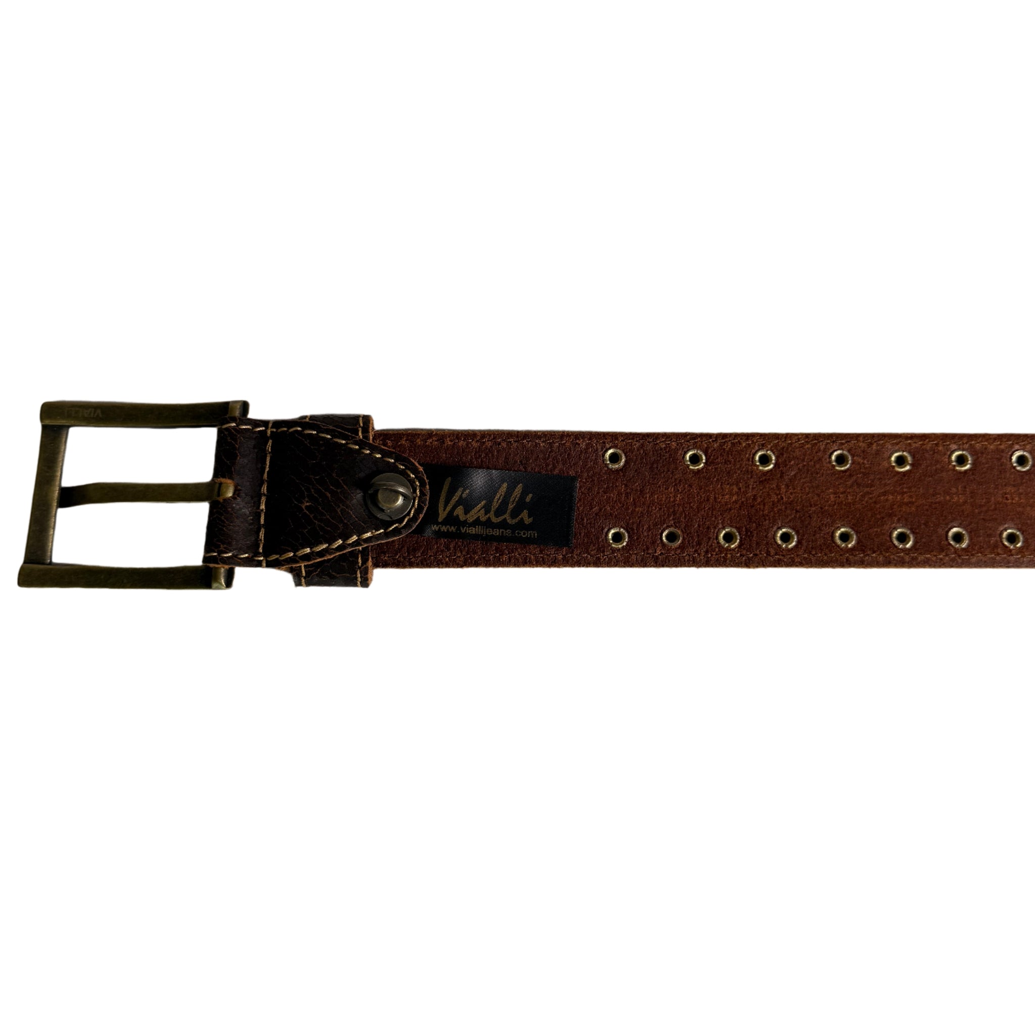 Vialli  Leather Franzosi Brown Belt