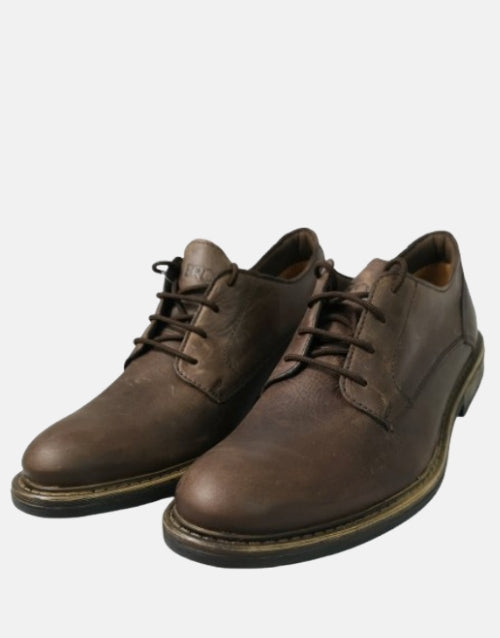 BRONX Leather Jump Choc Brown Diesel Shoe